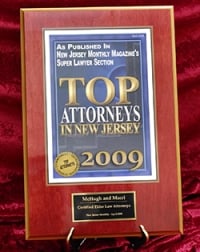 Top Attorneys In New Jersey | 2009 | Macri & Associates | Certifed Elder Law Attorneys